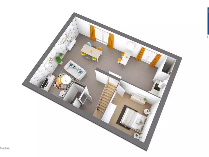 Maison neuve, 103 m² - Boullay-les-Troux (91470)