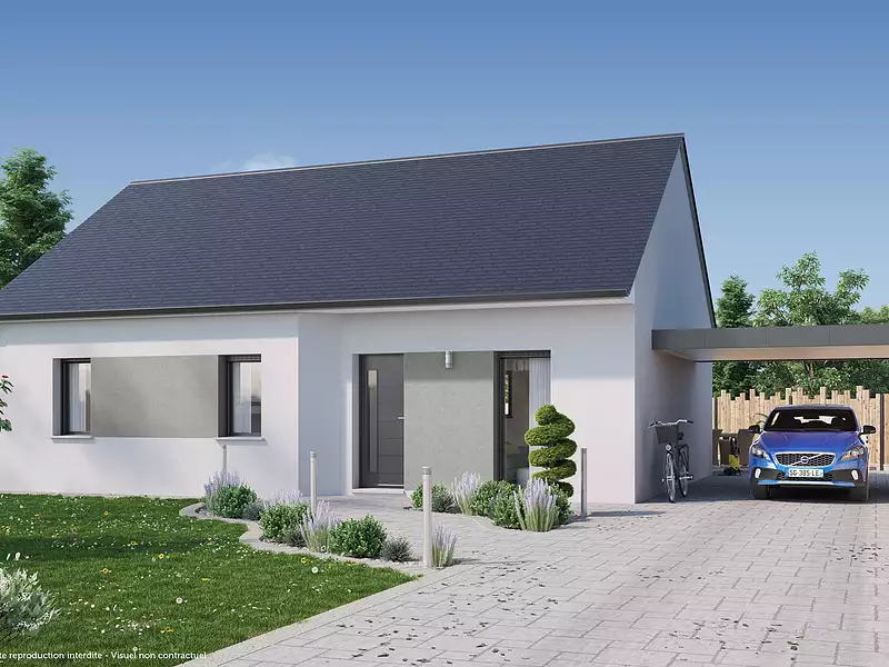 Maison neuve, 82 m² - Savigny-Lévescault (86800)