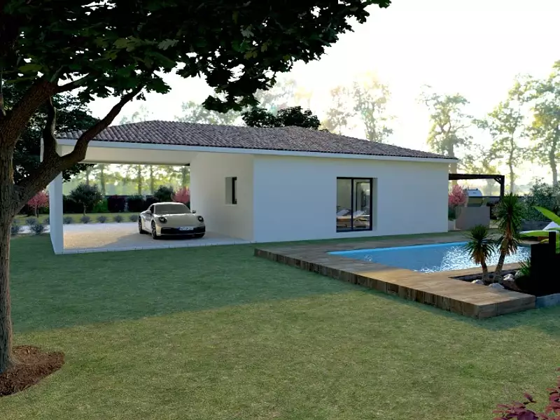 Maison neuve, 100 m² - Cuers (83390)