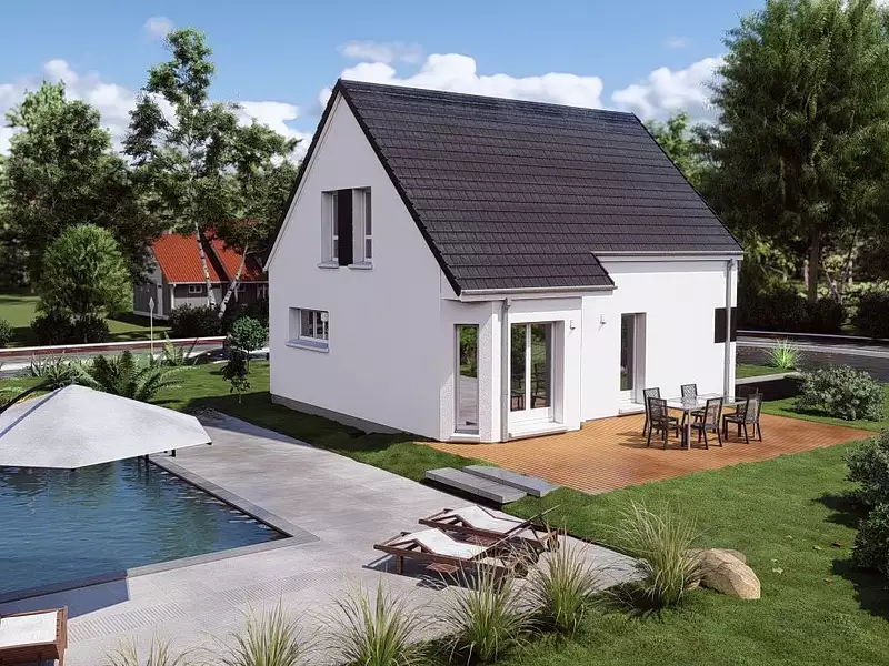 Maison neuve, 89 m² - Ungersheim (68190)