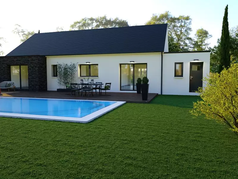 Maison neuve, 110 m² - Luant (36350)