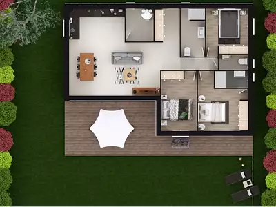 Maison neuve, 95 m²