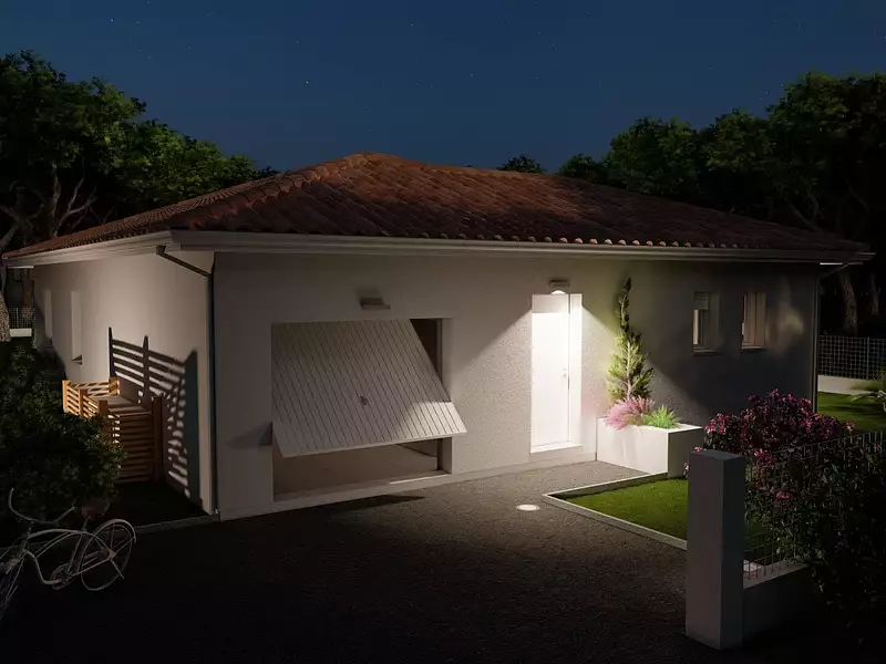 Maison neuve, 87 m² - Caupenne (40250)