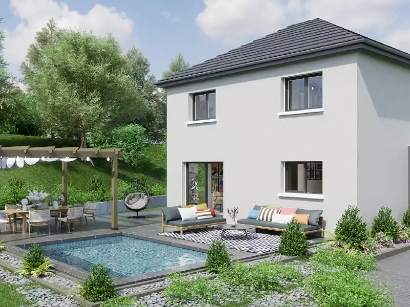 Maison neuve, 100 m² - Bernwiller (68210)