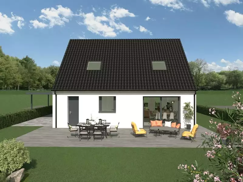 Maison neuve, 90 m² - Guînes (62340)