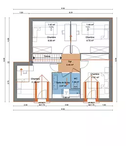 Maison neuve, 96 m²