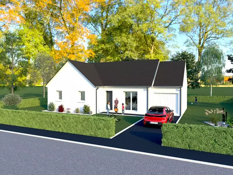 Maison neuve, 80 m² - Mauquenchy (76440)