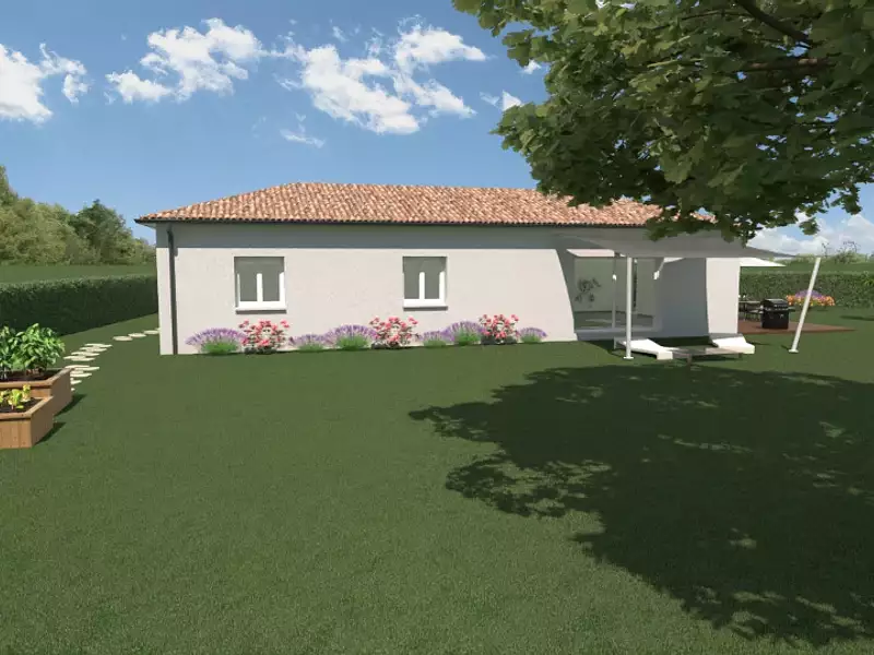Maison neuve, 95 m² - Bonrepos-sur-Aussonnelle (31470)