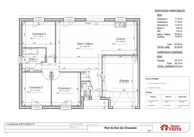 Maison neuve, 101 m²
