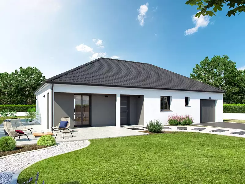 Maison neuve, 100 m² - Poix (51460)