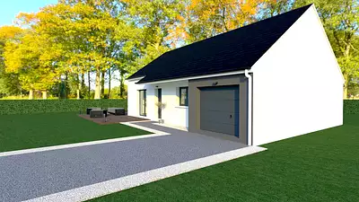 Maison neuve, 84,28 m²