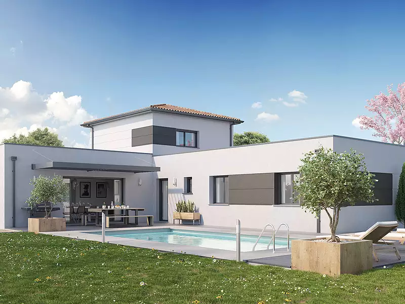 Maison neuve, 168 m² - Lugon-et-l'Ile-du-Carnay (33240)