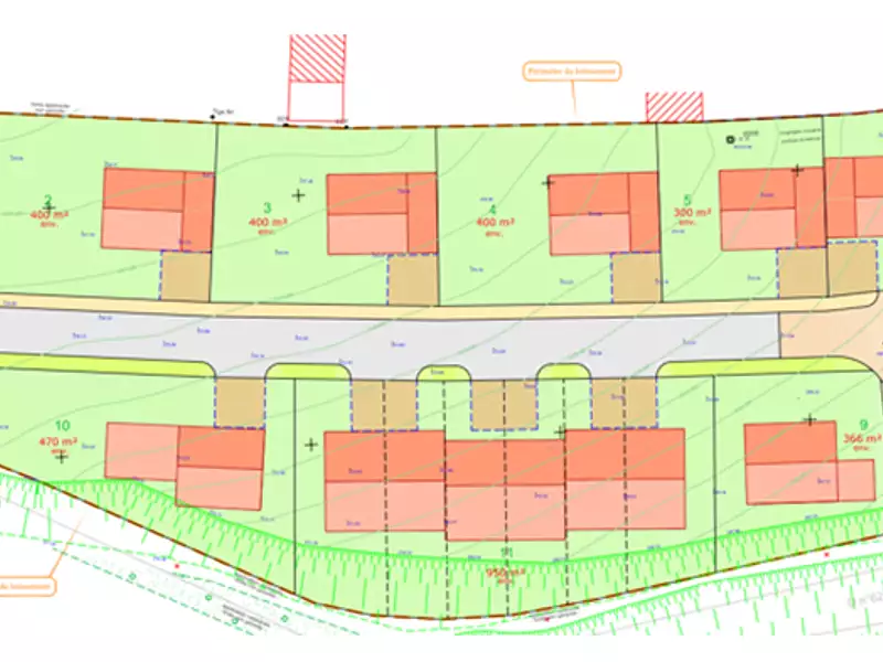 Terrain à bâtir, 300 m² - Montceaux (01090)