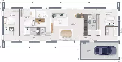 Maison neuve, 115 m²