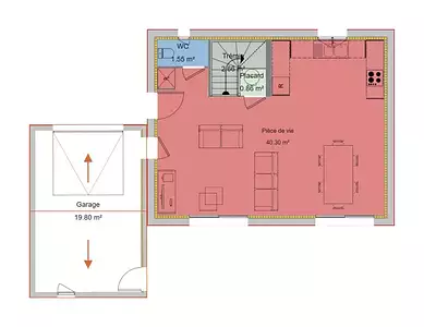 Maison neuve, 83 m²