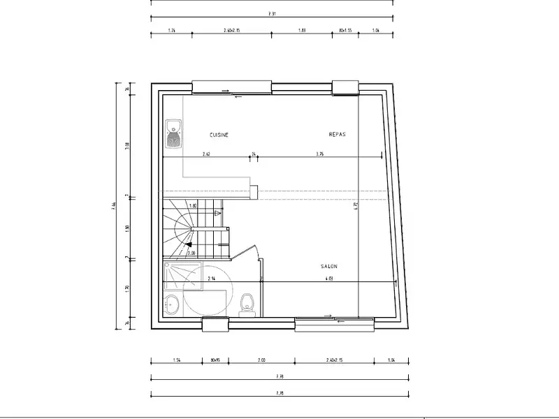 Maison neuve, 100 m² - Villebon-sur-Yvette (91140)