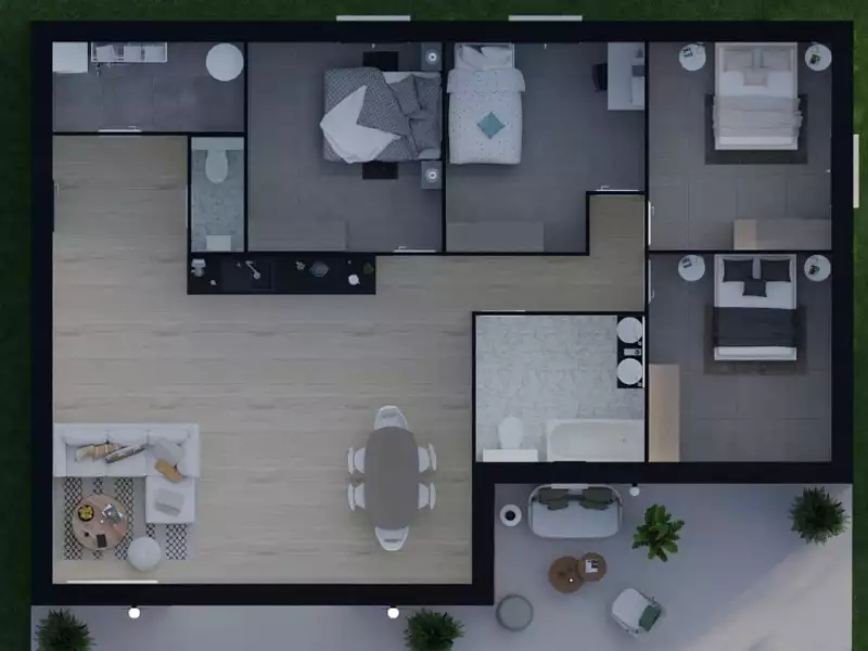 Maison neuve, 105 m² - Saint-Maximin-la-Sainte-Baume (83470)