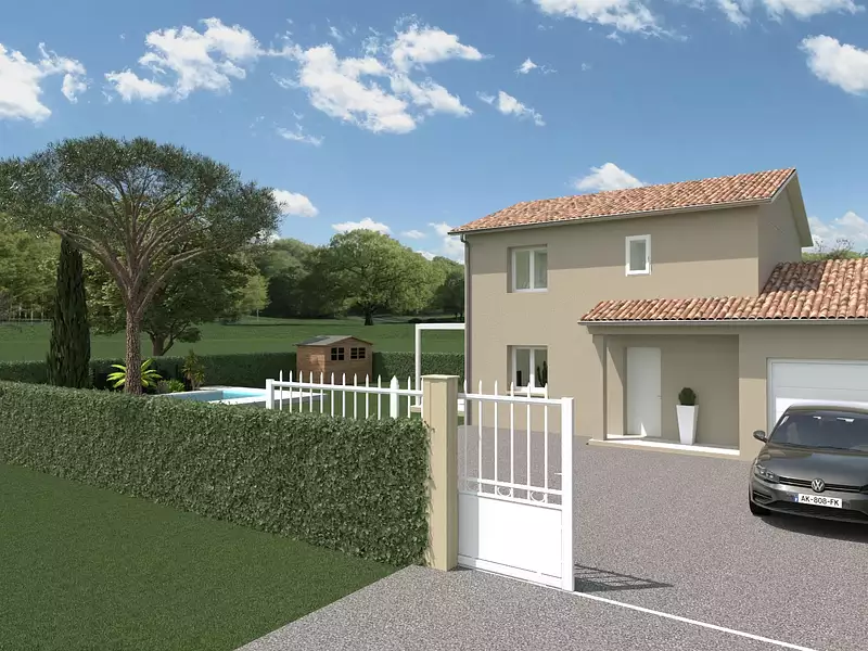 Maison neuve, 90 m² - Francheleins (01090)
