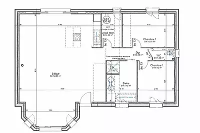 Maison neuve, 91 m²