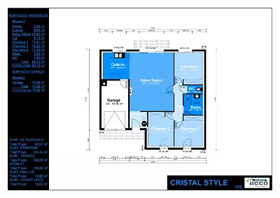 Maison neuve, 90 m²