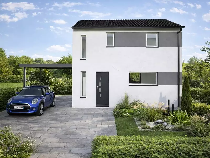 Maison neuve, 78 m² - Ghyvelde (59254)