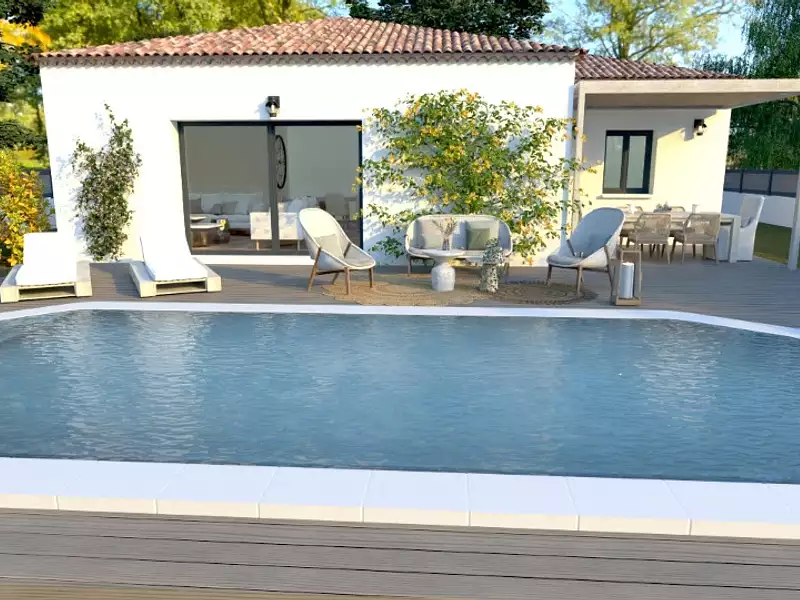 Maison neuve, 99 m² - Camps-la-Source (83170)