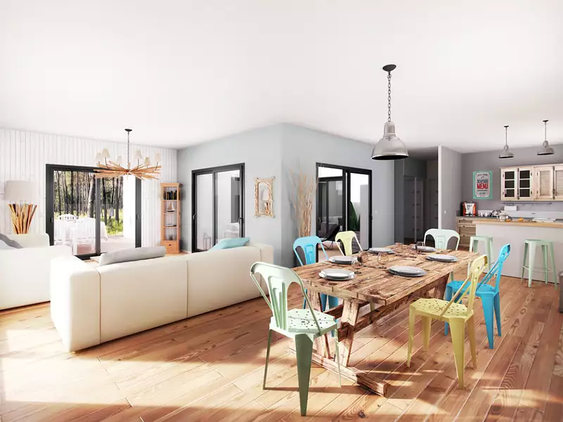 Maison neuve, 97 m² - Le Taillan-Médoc (33320)