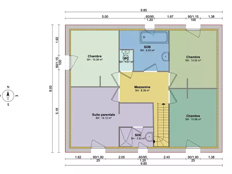 Maison neuve, 124 m² - Fresne-le-Plan (76520)