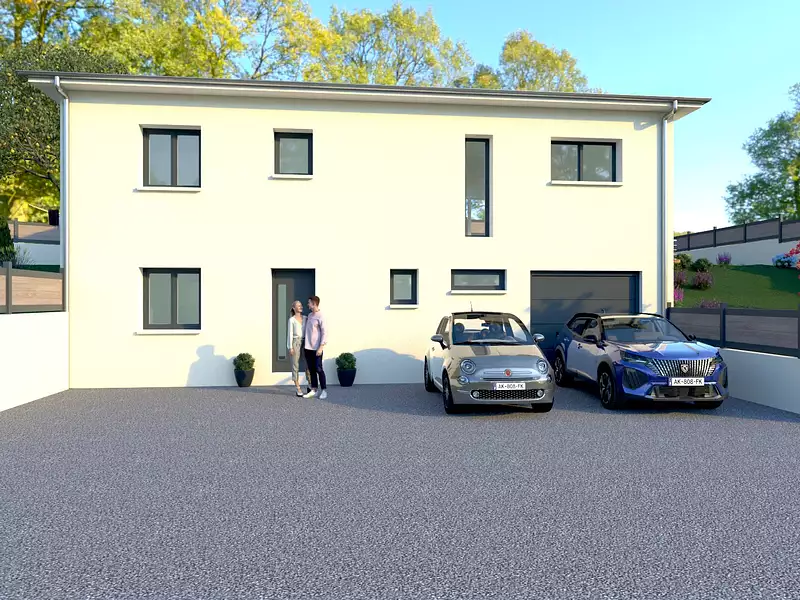 Maison neuve, 110 m² - La Fouillouse (42480)