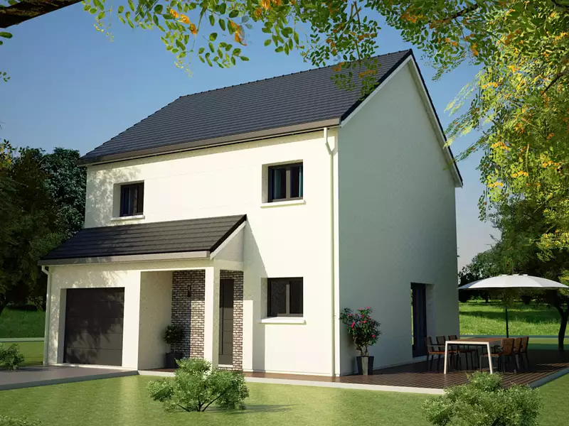 Maison neuve, 105,22 m² - La Haye-Aubrée (27350)