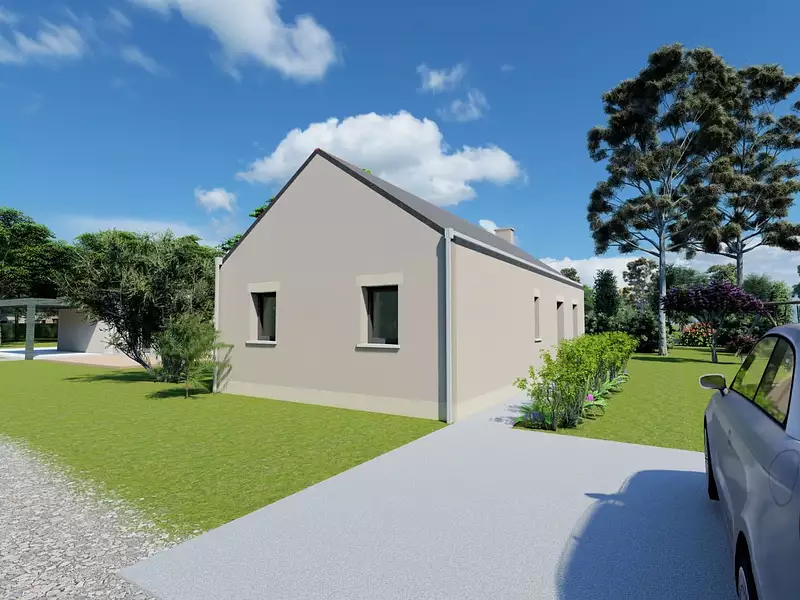 Maison neuve, 55 m² - Val d'Anast (35330)