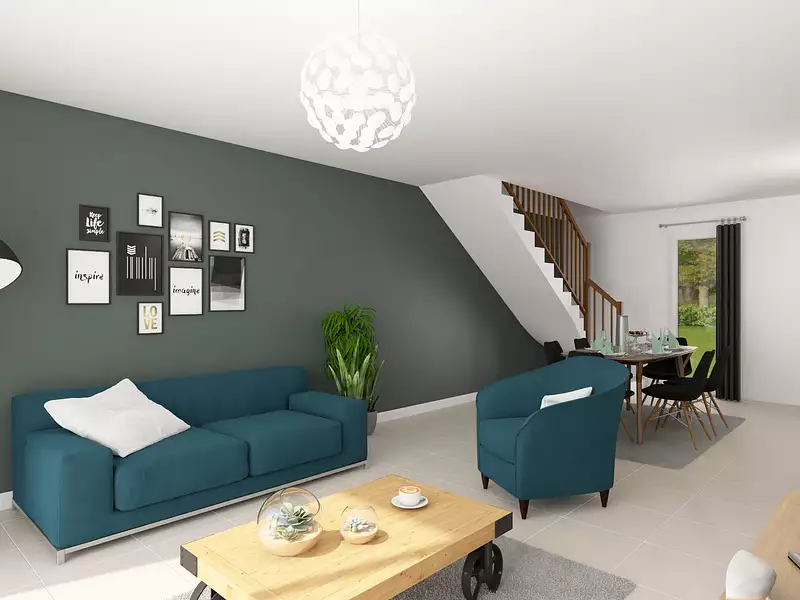 Maison neuve, 100 m² - Maransin (33230)