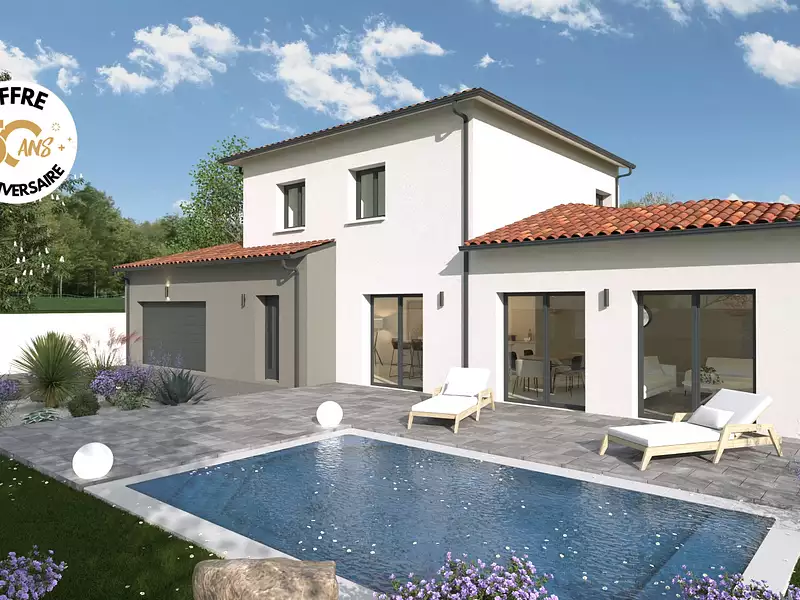 Maison neuve, 120 m² - Tignieu-Jameyzieu (38230)