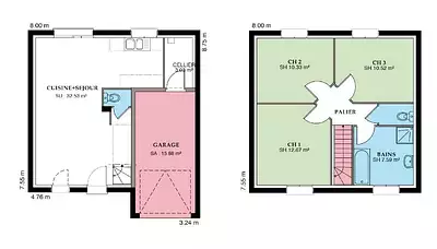 Maison neuve, 120 m²