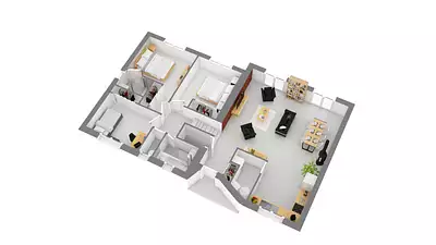 Maison neuve, 90 m²