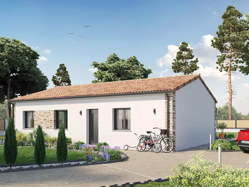 Maison neuve, 100 m² - Gastes (40160)