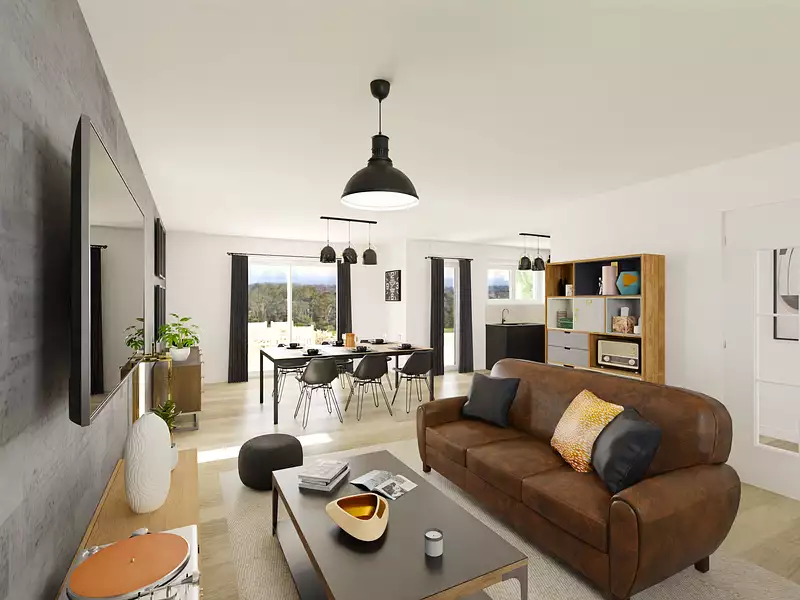 Maison neuve, 112,86 m² - Creully sur Seulles (14480)