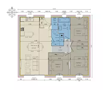 Maison neuve, 79 m²