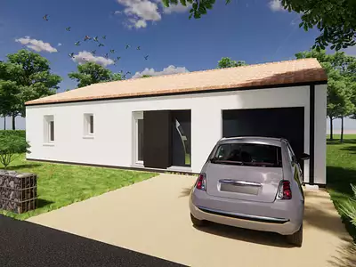 Maison neuve, 84 m² - Saint-Benoist-sur-Mer (85540)