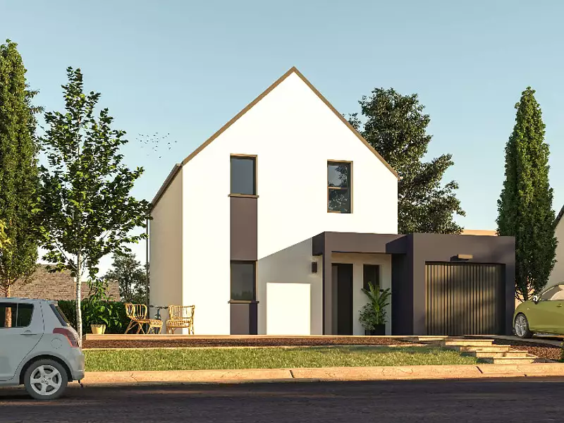 Maison neuve, 88 m² - Ploemel (56400)