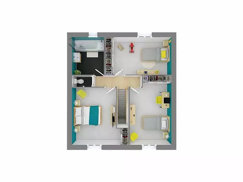 Maison neuve, 86 m² - Crosmières (72200)
