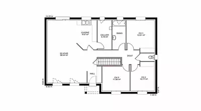 Maison neuve, 90 m²