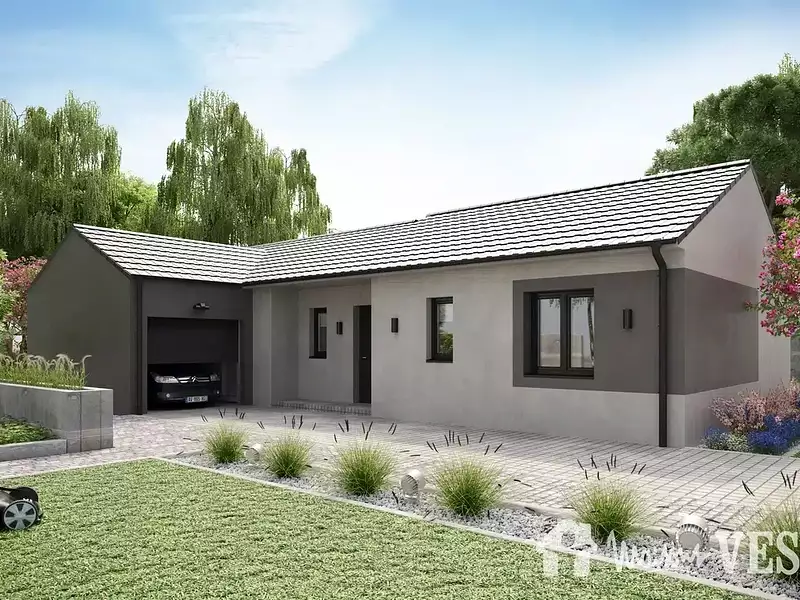 Maison neuve, 89 m² - Ebersviller (57320)