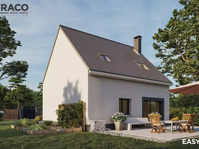 Maison neuve, 85 m² - Bouttencourt (80220)
