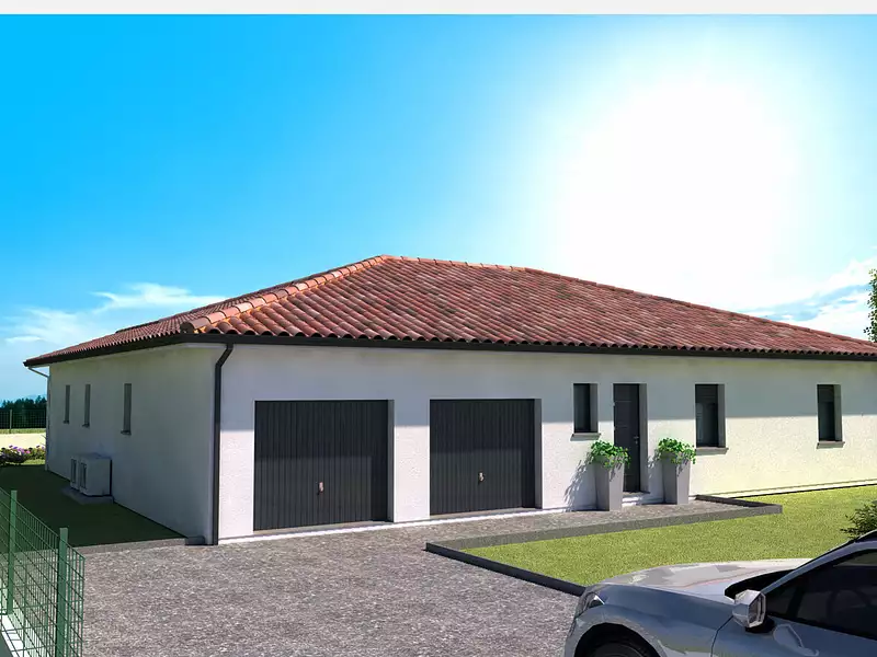 Maison neuve, 137 m² - Latrille (40800)