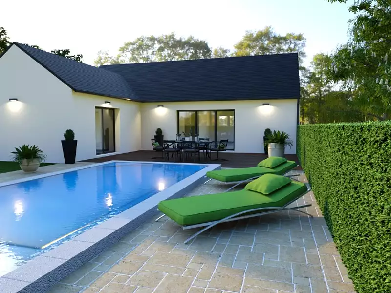 Maison neuve, 110 m² - Châteauroux (36000)