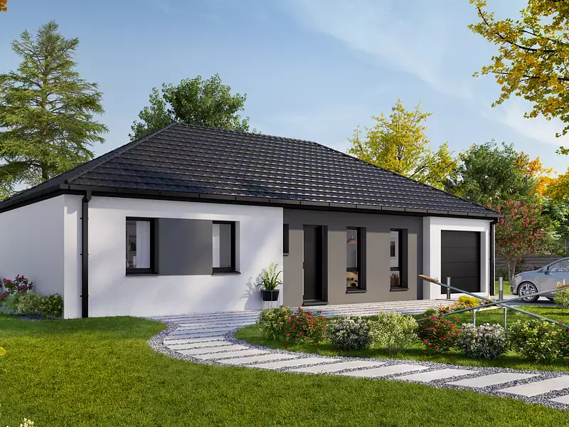 Maison neuve, 89,5 m² - Monchecourt (59234)