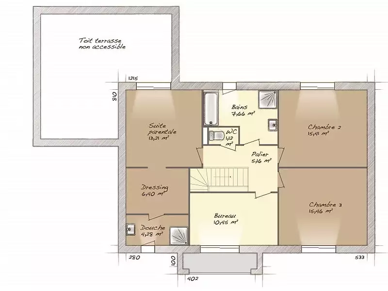 Maison neuve, 160 m² - Fontaine-Bellenger (27600)
