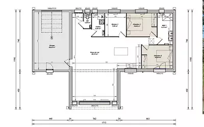 Maison neuve, 98 m²