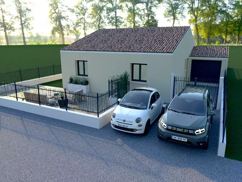 Maison neuve, 86 m² - Roujan (34320)